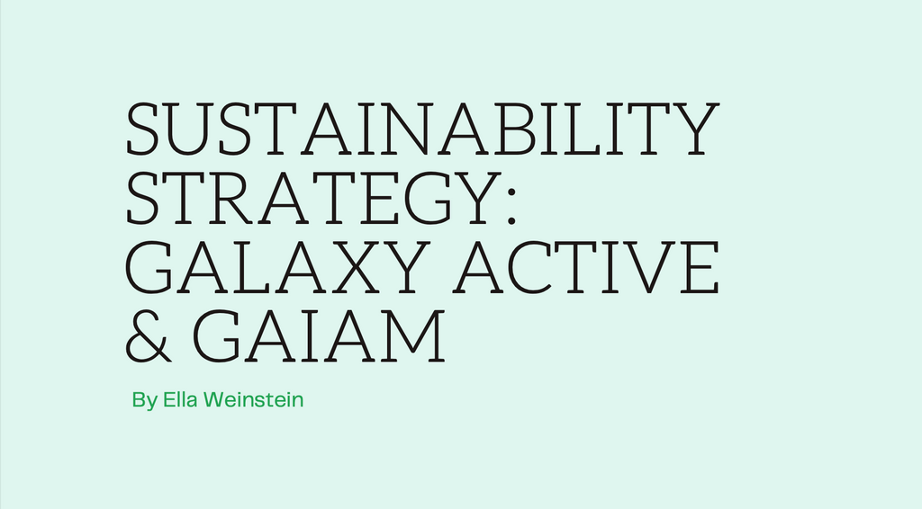 Galaxy Active: Sustainability Strategy and Design Guide